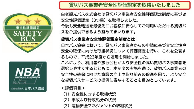 安全性評価認定